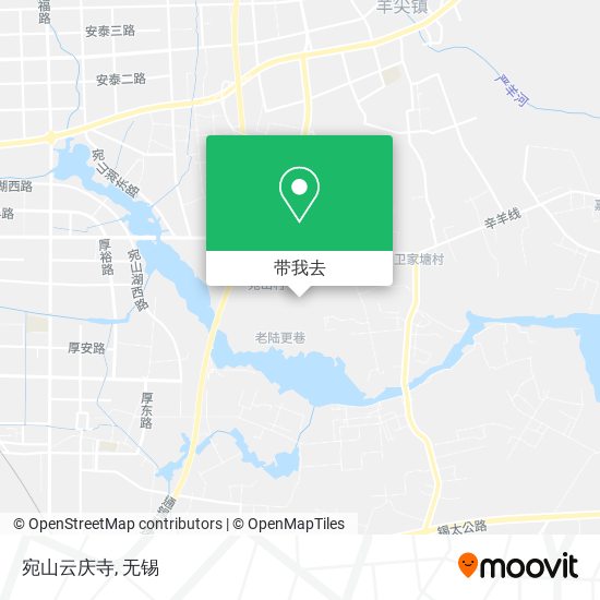 宛山云庆寺地图