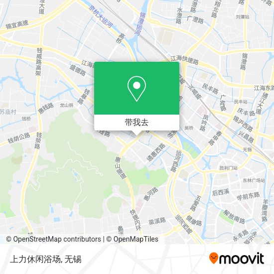 上力休闲浴场地图