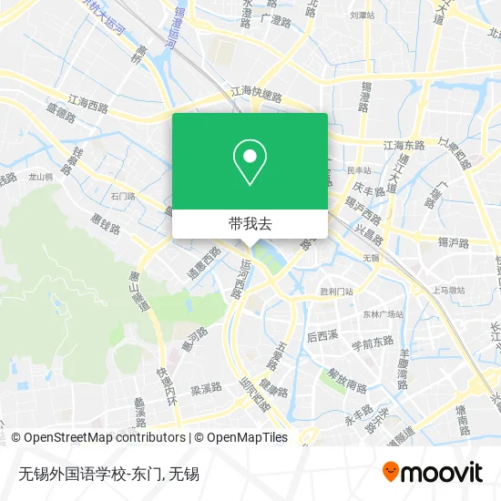 无锡外国语学校-东门地图