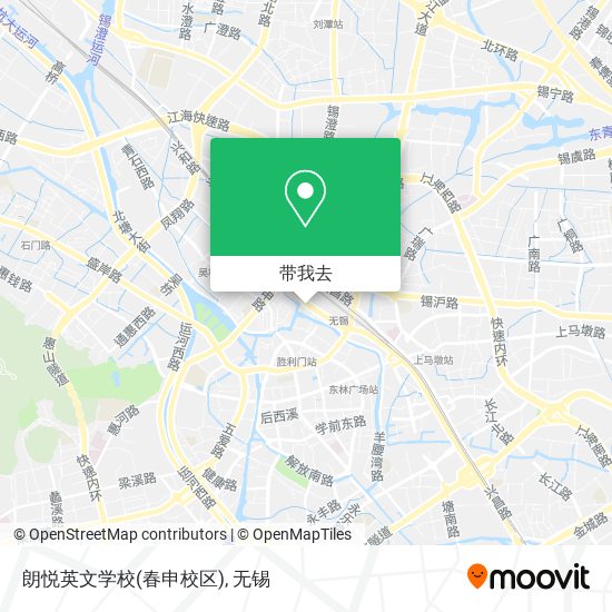 朗悦英文学校(春申校区)地图