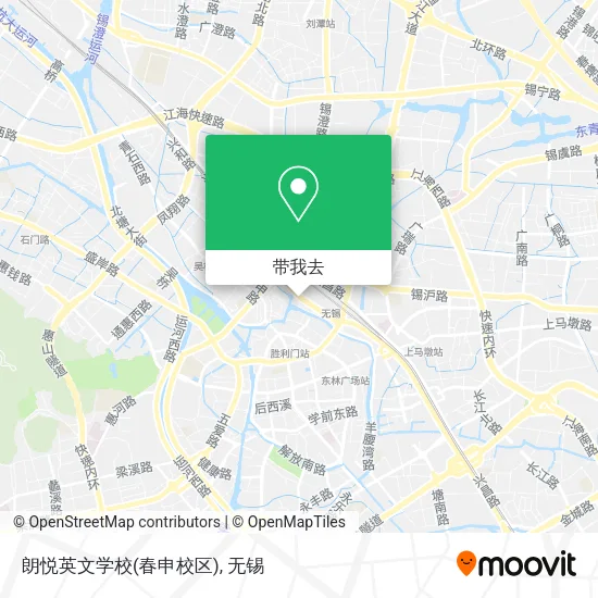 朗悦英文学校(春申校区)地图