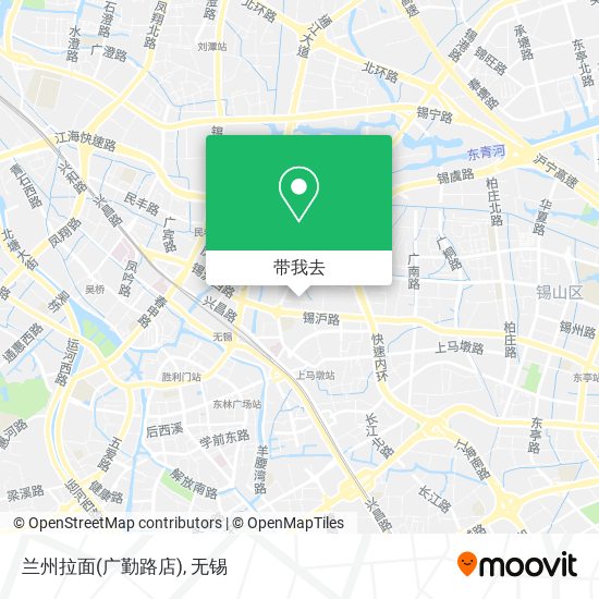 兰州拉面(广勤路店)地图