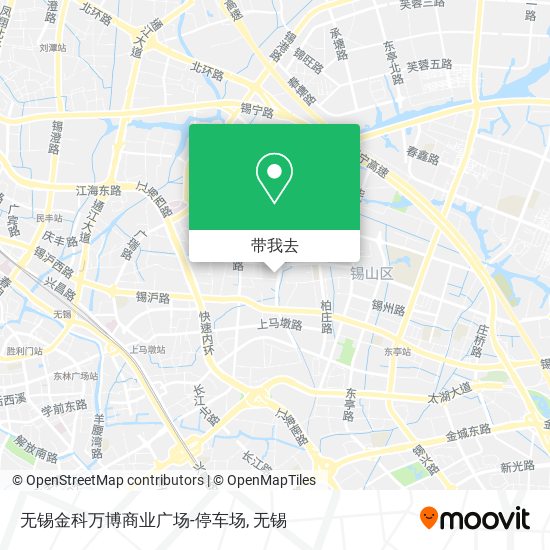 无锡金科万博商业广场-停车场地图