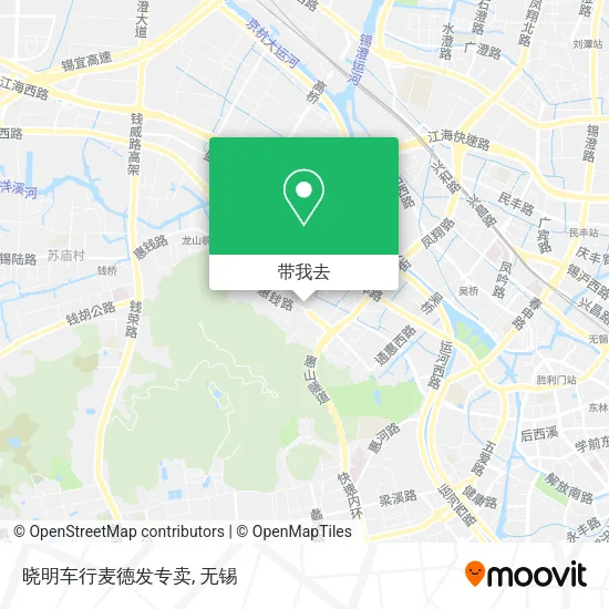 晓明车行麦德发专卖地图