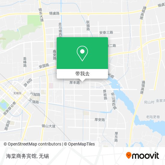 海棠商务宾馆地图