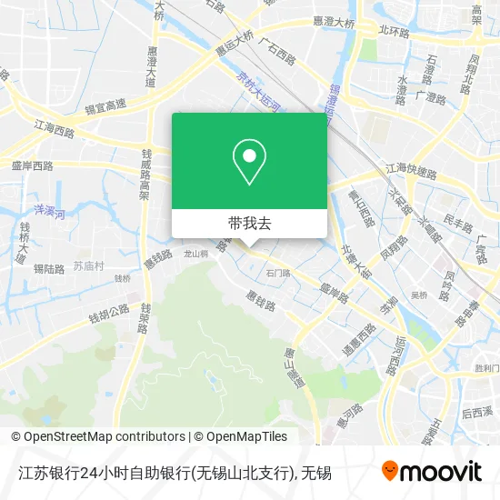 江苏银行24小时自助银行(无锡山北支行)地图