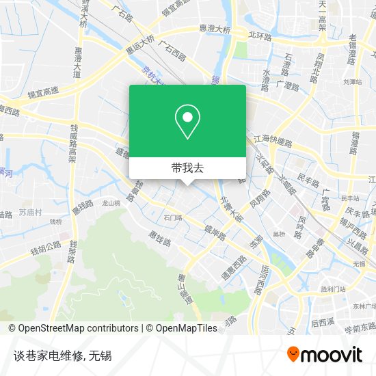 谈巷家电维修地图