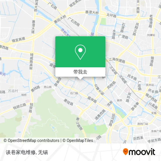 谈巷家电维修地图