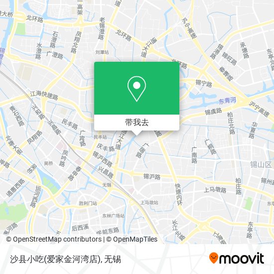 沙县小吃(爱家金河湾店)地图