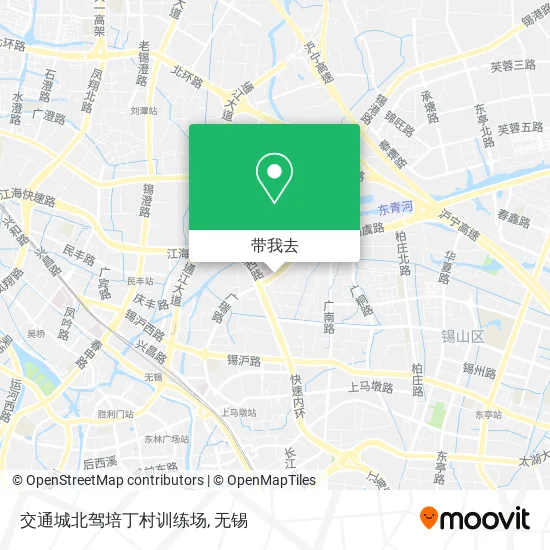 交通城北驾培丁村训练场地图