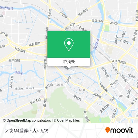 大统华(盛德路店)地图