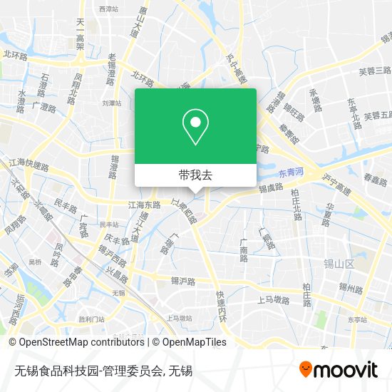 无锡食品科技园-管理委员会地图