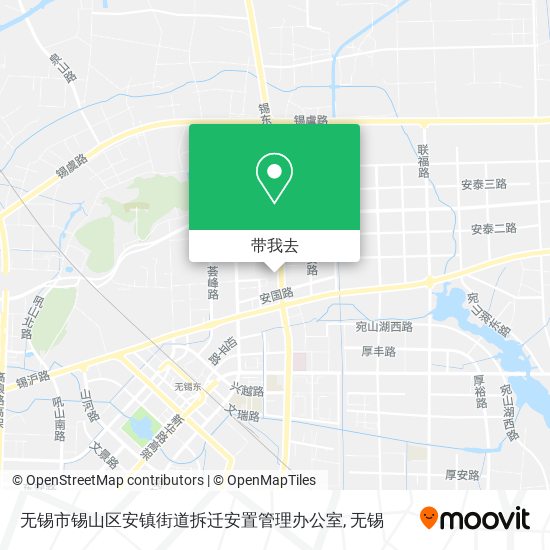 无锡市锡山区安镇街道拆迁安置管理办公室地图