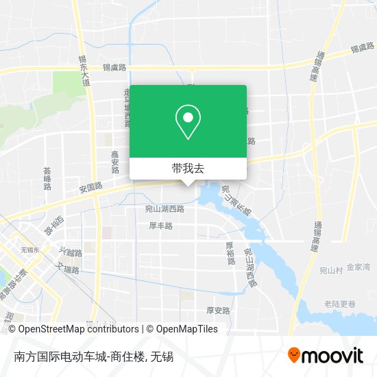 南方国际电动车城-商住楼地图