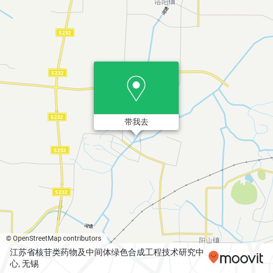 江苏省核苷类药物及中间体绿色合成工程技术研究中心地图
