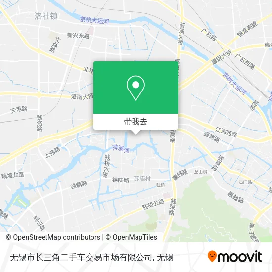 无锡市长三角二手车交易市场有限公司地图