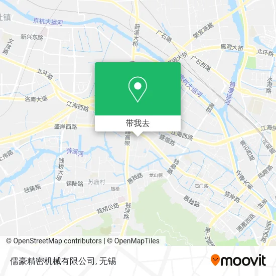 儒豪精密机械有限公司地图