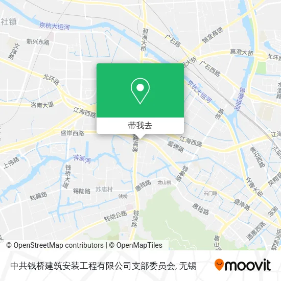 中共钱桥建筑安装工程有限公司支部委员会地图