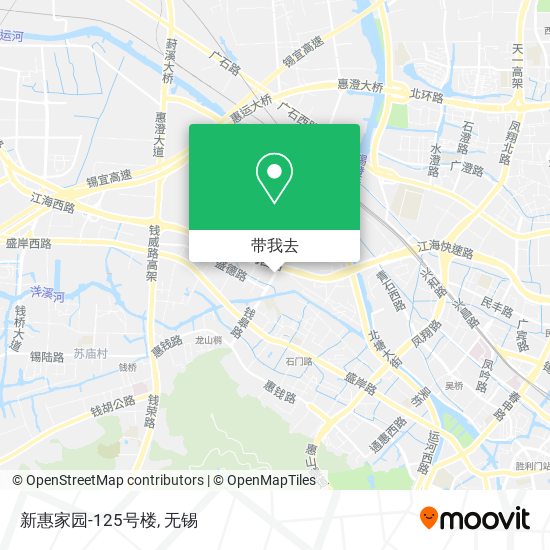 新惠家园-125号楼地图