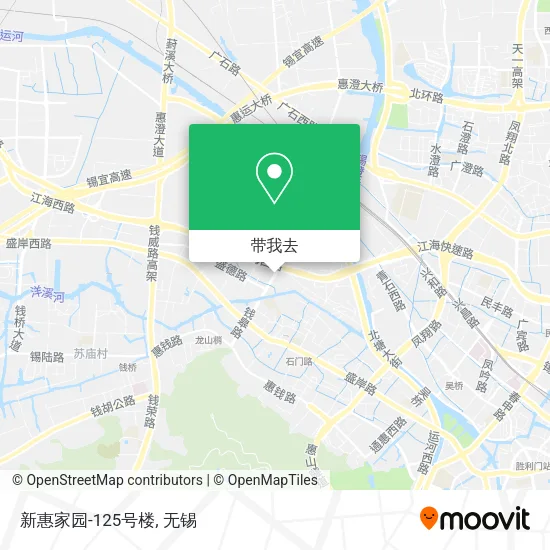 新惠家园-125号楼地图