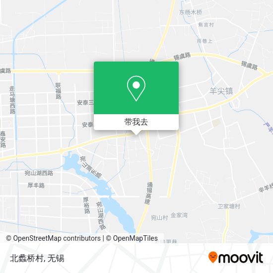 北蠡桥村地图