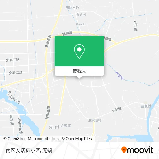 南区安居房小区地图
