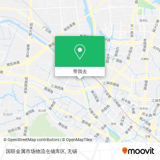 国联金属市场物流仓储库区地图