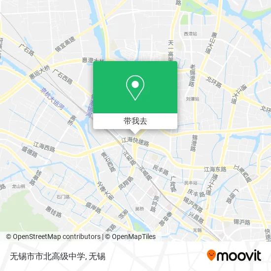 无锡市市北高级中学地图