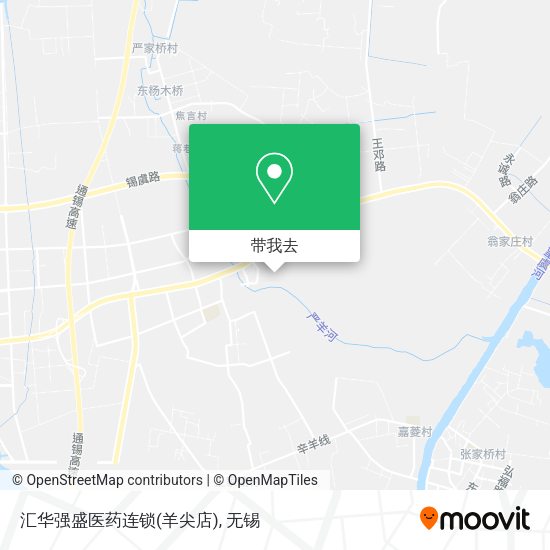汇华强盛医药连锁(羊尖店)地图