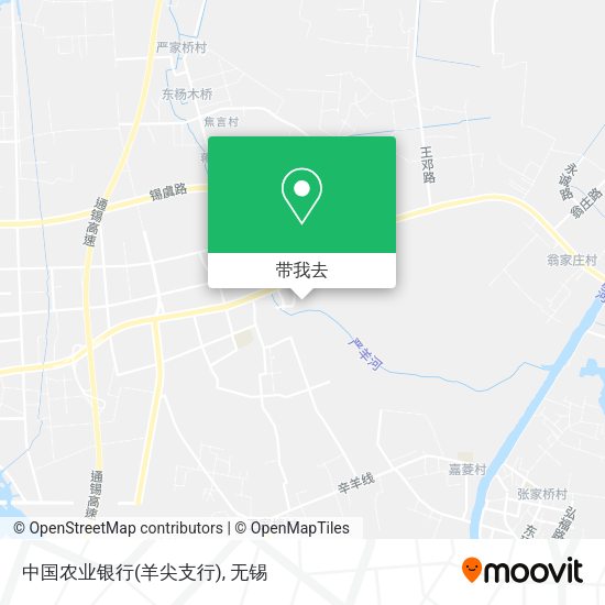 中国农业银行(羊尖支行)地图