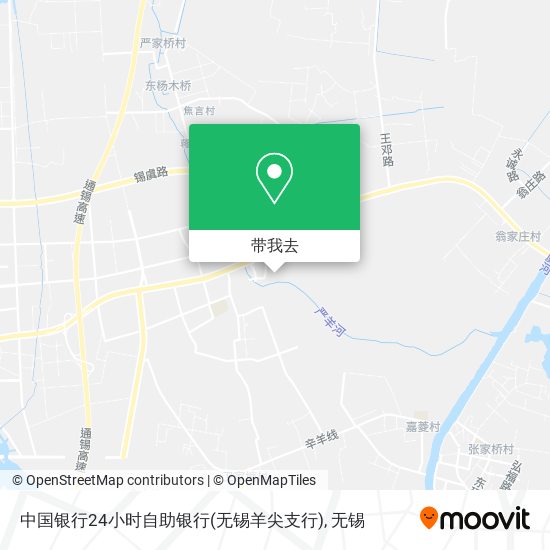 中国银行24小时自助银行(无锡羊尖支行)地图