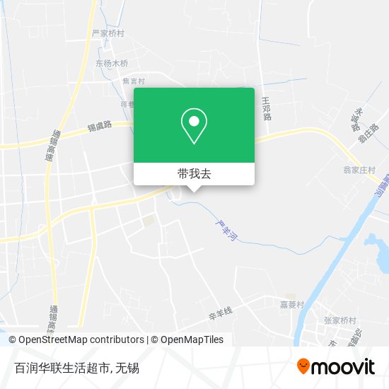 百润华联生活超市地图