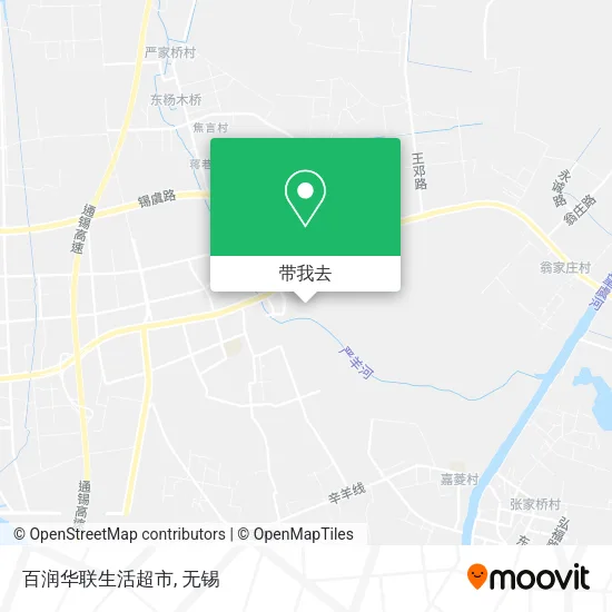 百润华联生活超市地图