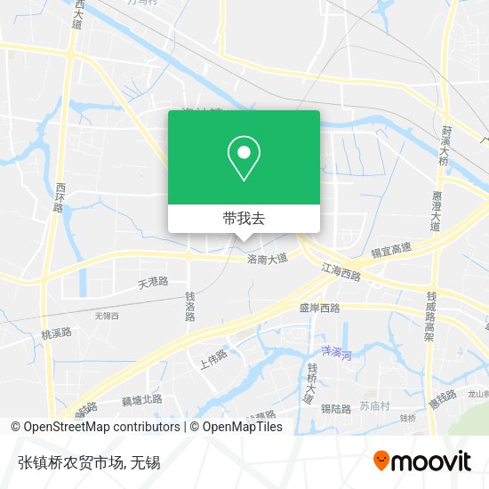 张镇桥农贸市场地图