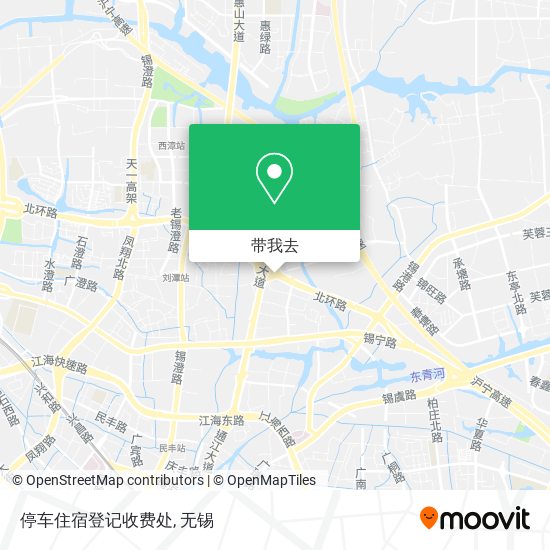 停车住宿登记收费处地图