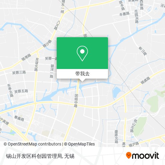 锡山开发区科创园管理局地图