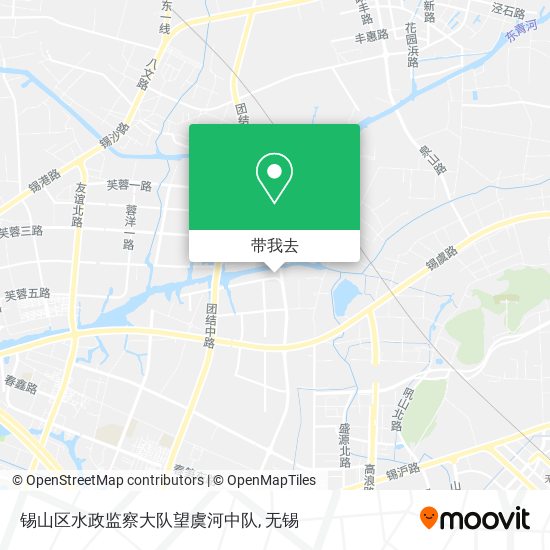 锡山区水政监察大队望虞河中队地图