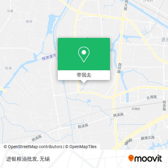 进银粮油批发地图