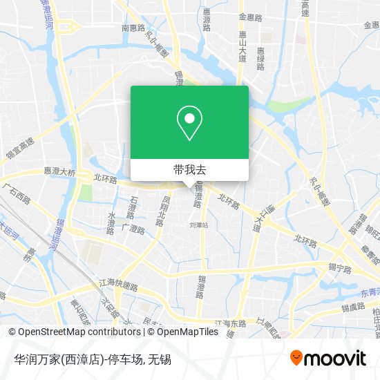 华润万家(西漳店)-停车场地图