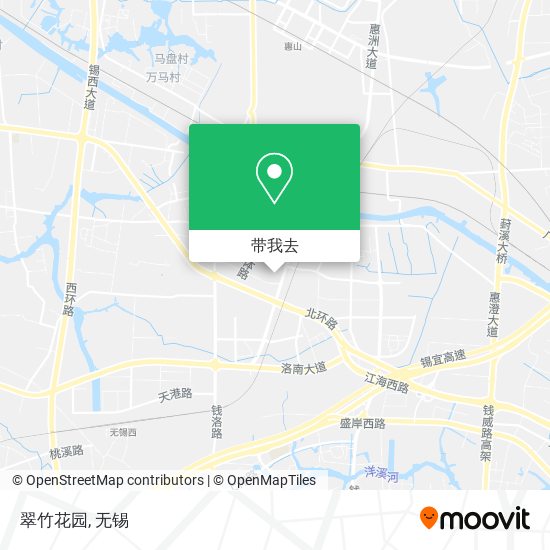 翠竹花园地图
