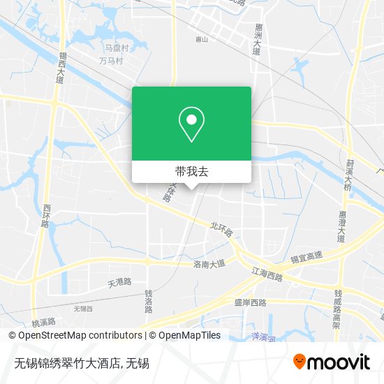 无锡锦绣翠竹大酒店地图