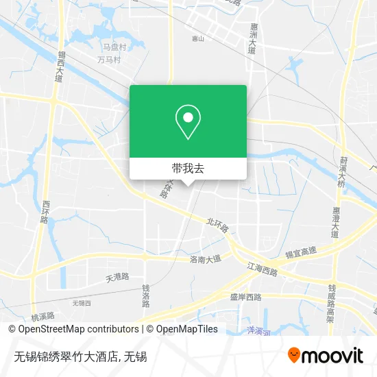 无锡锦绣翠竹大酒店地图