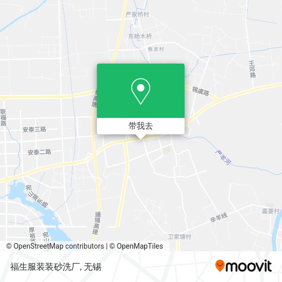 福生服装装砂洗厂地图