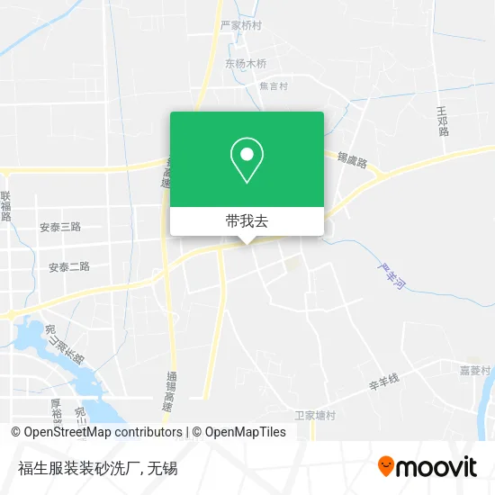 福生服装装砂洗厂地图