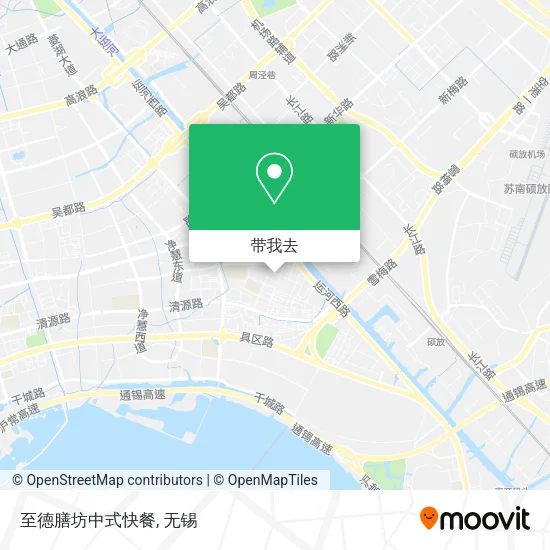 至德膳坊中式快餐地图