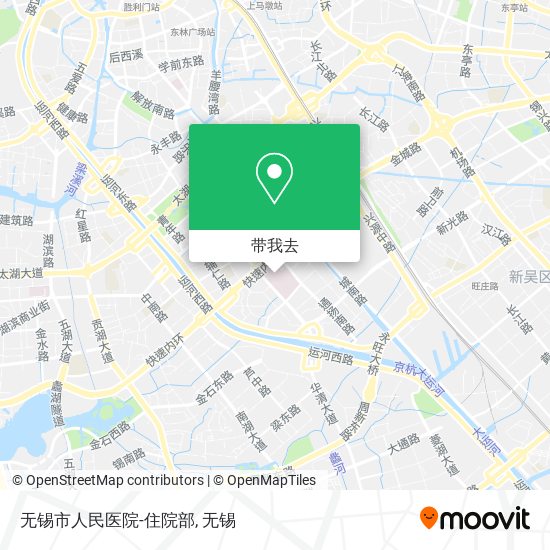 无锡市人民医院-住院部地图