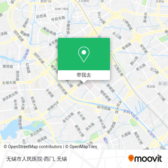 无锡市人民医院-西门地图