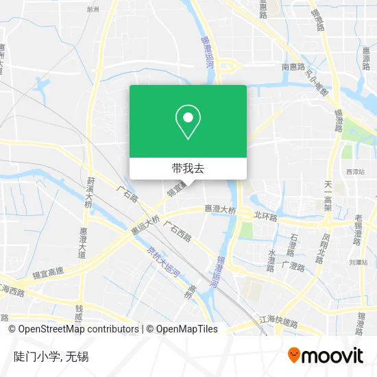 陡门小学地图