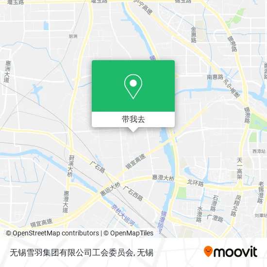 无锡雪羽集团有限公司工会委员会地图