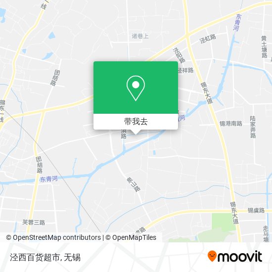 泾西百货超市地图